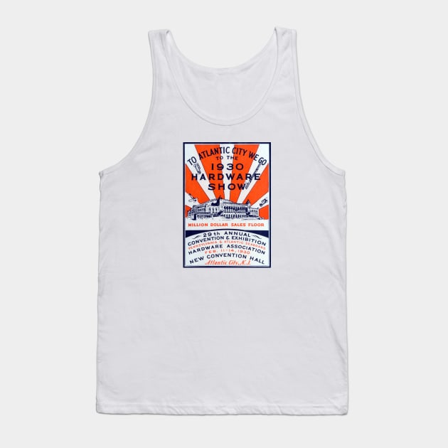 1930 Atlantic City Hardware Show Tank Top by historicimage